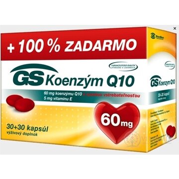 GS Koenzým Q10 60 mg cps 30+30 zadarmo (60 ks) obrázok