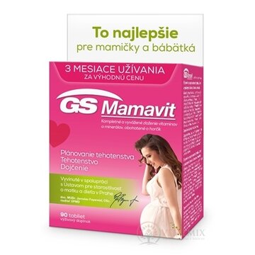 GS Mamavit tbl (3 mesiace užívania za výhodnú cenu) 1x90 ks obrázok