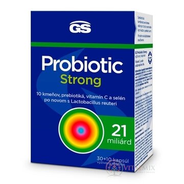 GS Probiotic Strong cps 30+10 (40 ks) obrázok