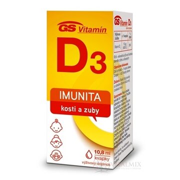 GS Vitamin D3 kvapky 1x10,8 ml obrázok