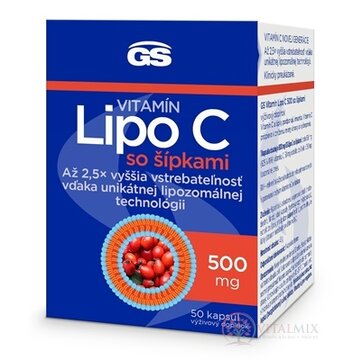 GS Vitamín Lipo C 500 mg so šípkami cps 1x50 ks obrázok