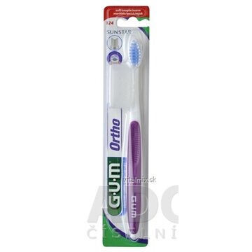 GUM Ortho SOFT zubná kefka pre nositeľov strojčekov 1x1 ks obrázok