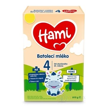 Hami 4 Batoľacie mlieko mliečna výživa v prášku (od ukonč. 24. mes.) (inov.2022) 1x600 g obrázok