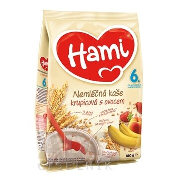 Hami nemliečna kaša krupicová s ovocím (od ukonč. 6. mesiaca) 1x180 g obrázok
