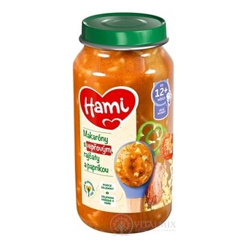 Hami príkrm Makaróny s bravčovým paradajkami a paprikou (od ukonč. 12. mesiaca) 1x250 g obrázok