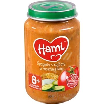 Hami príkrm Špagety s paradajkami a mozzarellou (od ukonč. 8. mesiaca) 1x200 g obrázok
