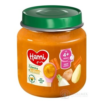 Hami príkrm Zelenina s králikom prvá lyžička (od ukonč. 4. mesiaca) 1x125 g obrázok