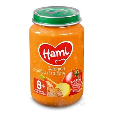 Hami príkrm Zelenina s morkou a paradajkami (od ukonč. 8. mesiaca) 1x200 g obrázok