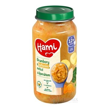 Hami príkrm Zemiaky s kuracím, mrkvou a špenátom (od ukonč. 12. mesiaca) 1x250 g obrázok