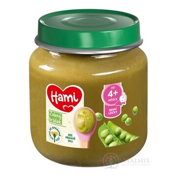 Hami zeleninový príkrm Zelený hrášok prvá lyžička (od ukonč. 4. mesiaca) 1x125 g obrázok