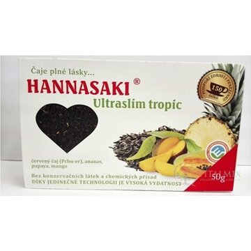 HANNASAKI Ultraslim tropic červený čaj s ovocím, 1x50 g obrázok