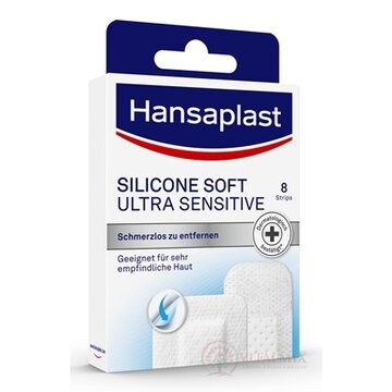 Hansaplast SILICONE SOFT ULTRA SENSITIVE náplasť 1x8 ks obrázok