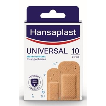Hansaplast UNIVERSAL Water-resistant náplasť vodeodolná (inov.2021) 1x10 ks obrázok