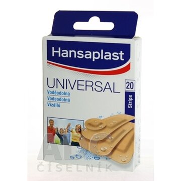 HANSAPLAST Universal Water resistant vodeodolná náplasť 1x20 ks obrázok