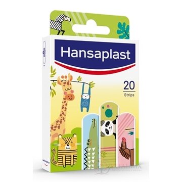 Hansaplast ZVIERATKÁ náplasť detská, stripy (inov.2021) 1x20 ks obrázok