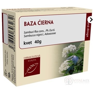 HANUS BAZA ČIERNA KVET vákuové bal. 1x40 g obrázok