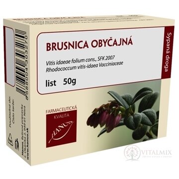 HANUS BRUSNICA OBYČAJNÁ LIST vákuové bal. 1x50 g obrázok