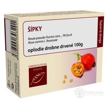HANUS ŠÍPKY Oplodie drobné drvené vakuové bal. 1x100 g obrázok
