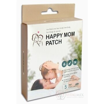 HAPPY MOM PATCH hydrogélová náplasť po injekciách a uštipnutí hmyzom, 5 x 5 cm, 1x5 ks obrázok
