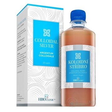 HBO Clinic KOLOIDNÉ STRIEBRO hustota častíc 20 ppm, 1x500 ml obrázok