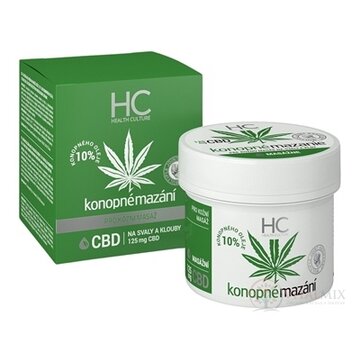 Health Culture Konopné mazanie 10% s CBD krém 1x125 ml obrázok