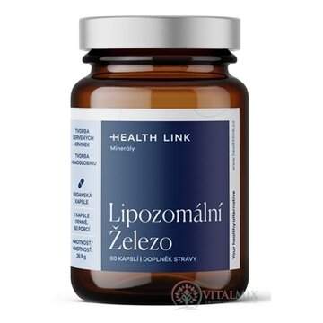 HEALTH LINK Lipozomálne železo cps 1x60 ks obrázok