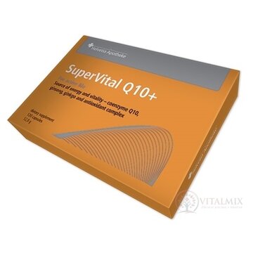 Helvetia Apotheke SuperVital Koenzým Q10+ cps (ženšeň, ginkgo a antioxidant komplex) 1x120 ks obrázok