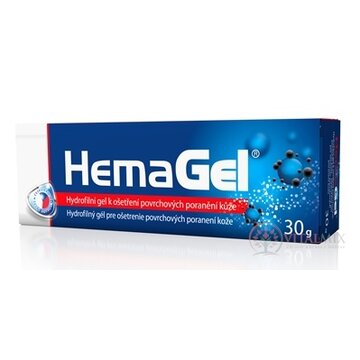 HemaGel gél na ošetrenie povrchových poranení 1x30 g obrázok