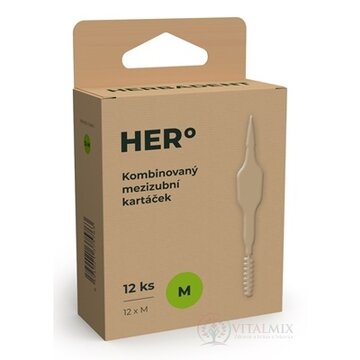 HERBADENT HERo Medzizubná kefka M kombinovaná 1x12 ks obrázok