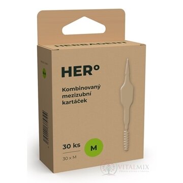 HERBADENT HERo Medzizubná kefka M kombinovaná 1x30 ks obrázok