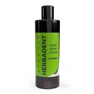 HERBADENT HOMEO ÚSTNA VODA z bylín 1x400 ml obrázok