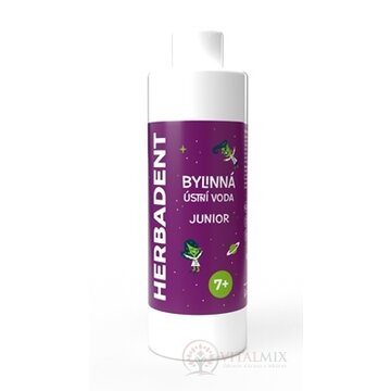 HERBADENT JUNIOR Bylinná ÚSTNA VODA 1x240 ml obrázok