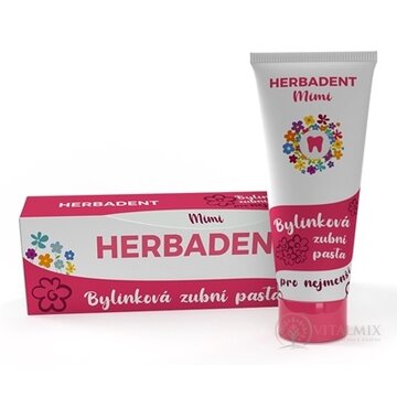 HERBADENT MIMI Bylinková zubná pasta pre najmenších 1x50 ml obrázok