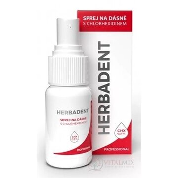 HERBADENT Profesional SPREJ NA ĎASNÁ s chlórhexidínom 1x25 ml obrázok