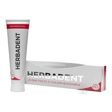 HERBADENT PROFESSIONAL zubná pasta s CHX 0.12% 1x40 g obrázok