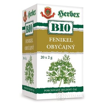 HERBEX BIO FENIKEL OBYČAJNÝ bylinný čaj 20x2 g (40 g) obrázok