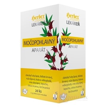 HERBEX Lekáreň MOČOPOHLAVNÝ aparát bylinná zmes, čaj 20x3 g (60 g) obrázok