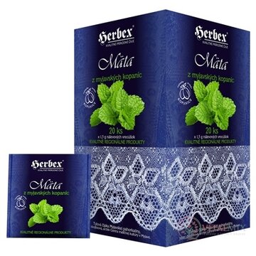 HERBEX MÄTA z myjavských kopaníc nálevové vrecúška 20x1,5 g (30 g) obrázok