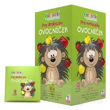 HERBEX Pre drobcov OVOCNÍČEK čaj (od 9. mesiaca) nálevové vrecúška 20x1,5 g (30 g) obrázok