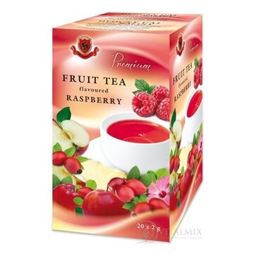 HERBEX Premium OVOCNÝ čaj s príchuťou MALINA záparové vrecká 20x2 g (40 g) obrázok