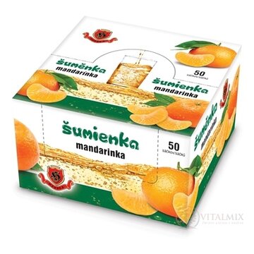 HERBEX Šumienka MANDARÍNKA vrecúška (po 10 g) šumivý nápoj v prášku s príchuťou 1x50 ks obrázok