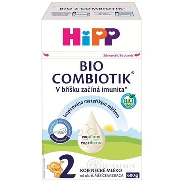 HiPP 2 BIO COMBIOTIK následná mliečna dojčenská výživa (od ukonč. 6. mesiaca) 1x600 g obrázok