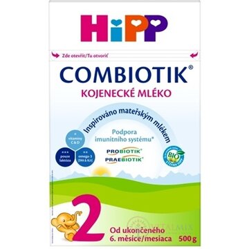 HiPP 2 BIO Combiotik následná mliečna výživa (od ukončeného 6. mesiaca) 1x500 g obrázok