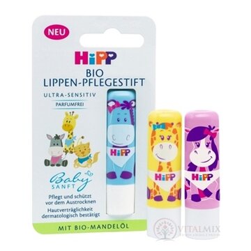 HiPP BabySANFT Balzam na pery ultra-sensitiv, s bio mandľovým olejom 1x4,8 g obrázok