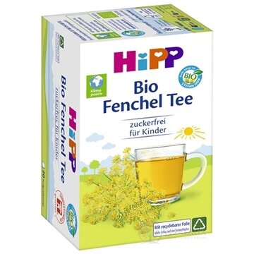HiPP BIO Feniklový čaj nálevové vrecúška (inov.2025) (Bio Fenchel Tee) 20x1,5 g (30 g) obrázok