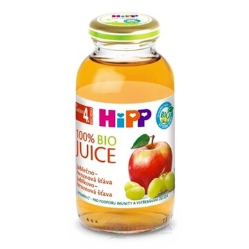 HiPP BIO Jablkovo - hroznová šťava (od ukonč. 4. mesiaca) 1x200 ml obrázok