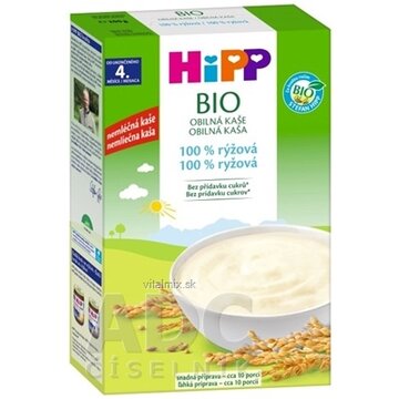 HiPP BIO Obilná KAŠA 100% ryžová nemliečna (od ukonč. 4 .mesiaca) 1x200 g obrázok