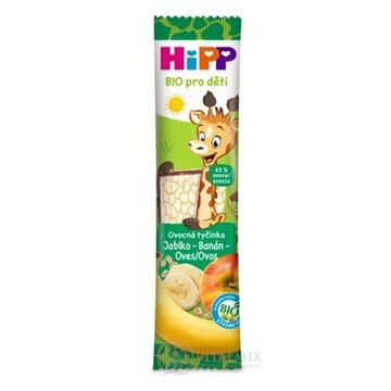 HiPP BIO Ovocná tyčinka Jablko-Banán-Ovos oblátka pre deti (inov.2023) 1x23 g obrázok