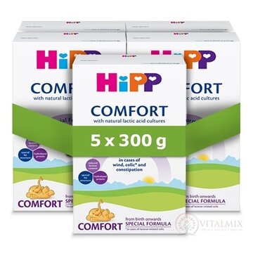 HiPP COMFORT špeciálna dojčenská výživa (od narodenia) 5x300 g obrázok