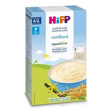 HiPP Mliečna prvá KAŠA PRAEBIOTIK vanilková (od ukonč. 4/6. mesiaca) 1x250 g obrázok